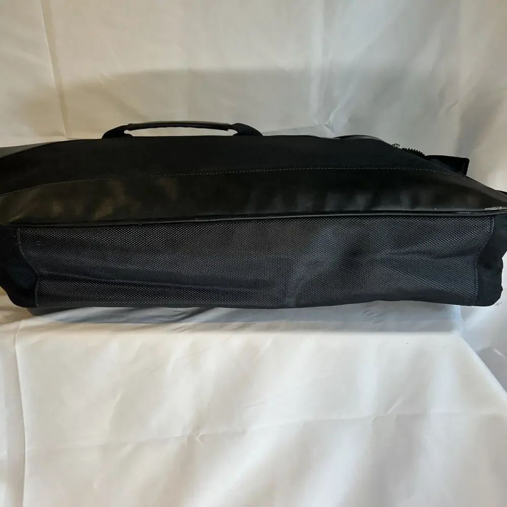 Harley SaddleBag Luggage Bag Double Zipper and Double Handle Black